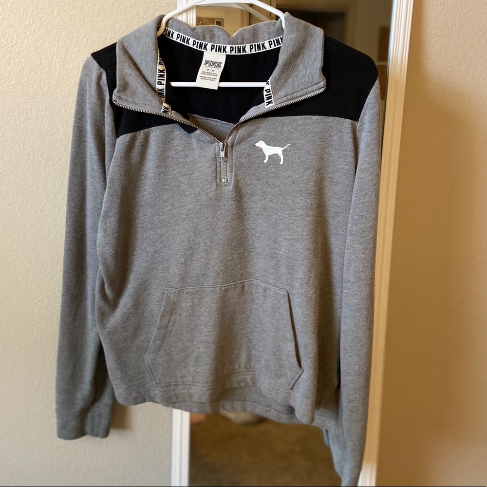 Victoria’s Secret PINK Grey/Black Pullover